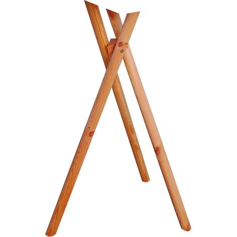 Vogelhausständer Kiefernholz massiv braun 105 cm Vogelhaus