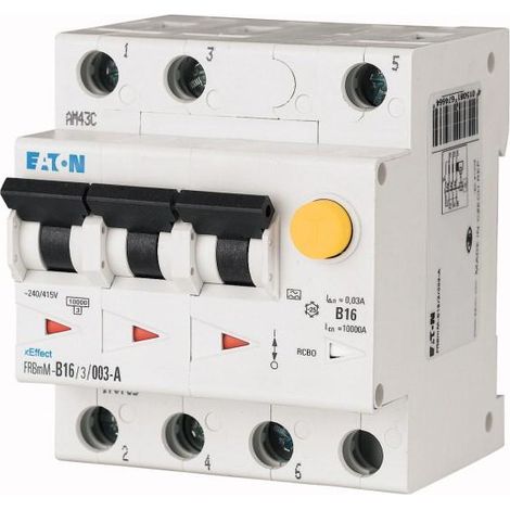 Disj. diff. FRBmM 100mA cbe C 3P Type A,6A 000170742 EATON FRBMM C6/3/01 A