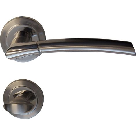Cork poignée de porte en laiton pour inox satiné poignée de porte pour wC - 32966123