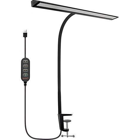 Lampe de Bureau avec Pince Flexible à 360° USB pour Travail, l'étude ou Lecture (1/5)