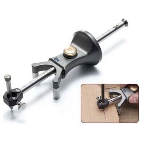 Pair ZVD- Scriber bricolage outils de scribe à double usage en bois lignes et arcs de dessin multifonctionnels (1/4)