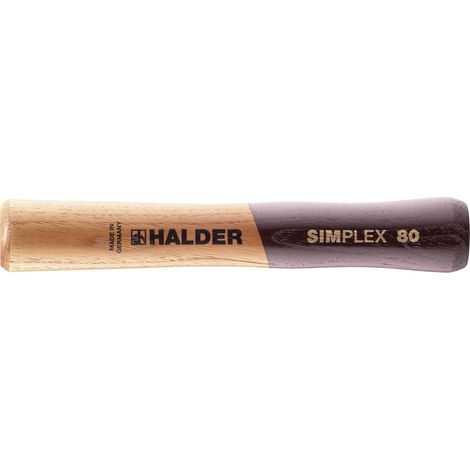 Manici HALDER SIMPLEX per mazze SIMPLEX con corpo in ferro malleabile o alluminio - D=80 mm - Manico extra corto - 3244.082