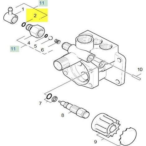 JOINT TORIQUE 8.0 X 2.0 pour NETTOYEUR HAUTE-PRESSION...