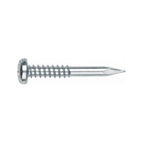 (3,9X28) TORNILLO ROSCA CHAPA CON PUNTA CLAVO PARA PERSIANAS DE ALUMINIO. CINCADO Y HUELL - INDEX