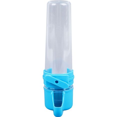 Distributeur d'eau automatique pour oiseaux, distributeur transparent épais pour perroquets, perruches, calopsittes, perruches, tourtereaux, 150ml (1/5)