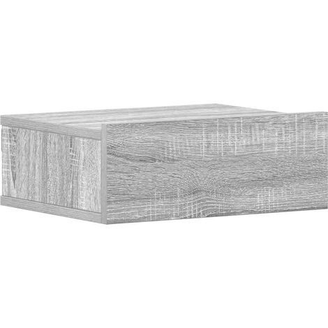 Maison Exclusive - Comodino Pensile Grigio Sonoma 40x30x15cm in Legno Multistrato