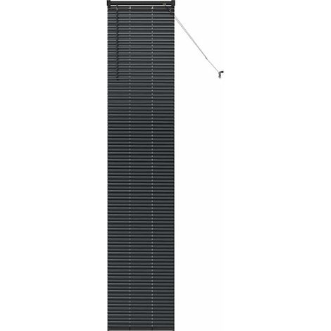 Maison Exclusive - Tendaggi a veneziana Nero 220 x 40 cm Alluminio