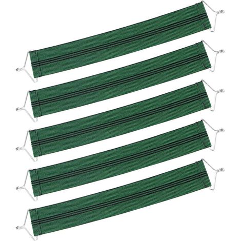 Lot de 5 Ceintures Élastiques Renforcées pour Fauteuil Inclinable en Tissu Vert, Bande Épaisse et Résistante, Facile à Utiliser pour Canapé Relax (1/5)