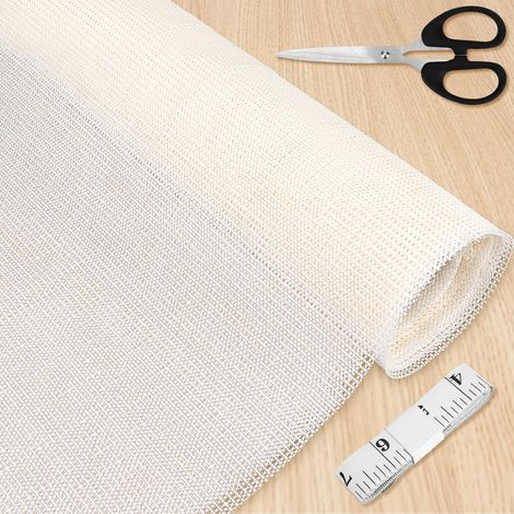 Tapis Antidérapant 120 x 200 cm Blanc Cassé, Anti Glisse, Anti Dérapant, Tapis sous Tapis, Parquet, Moquette, Textile (1/5)
