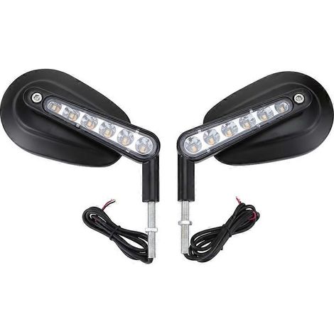 Rétroviseurs de moto avec clignotants à LED pour Harley V-Rod VRSCF A (2009-2017)