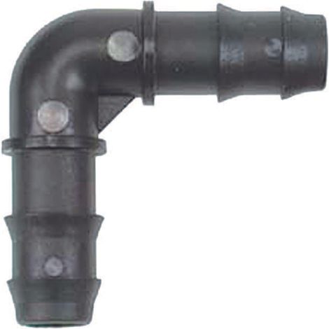 Raccorgo portagomma gomito a 90° in polipropilene - ø mm.32