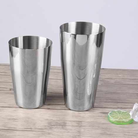 Cocktailshaker-Set aus Edelstahl 750 ml x 550 ml für Barkeeper und andere Profis. (1/5)