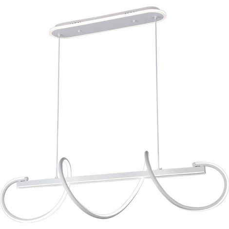 Suspension Yupi blanche 149 W 13 572 lm 3 000–6 000 K 97 x 25 cm, éclairage d'ambiance, télécommande (1/2)