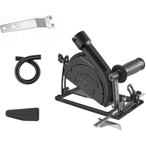 Adjustable 45-Degree Angle Grinder Stand with Accessory Cover for Safe Cutting and Grooving (1/5)