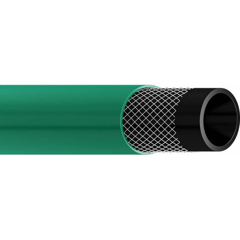 Tuyau PVC 100 m pour arrosage et irrigation jardin 40 bar 10 x 16 mm avec renfort textile