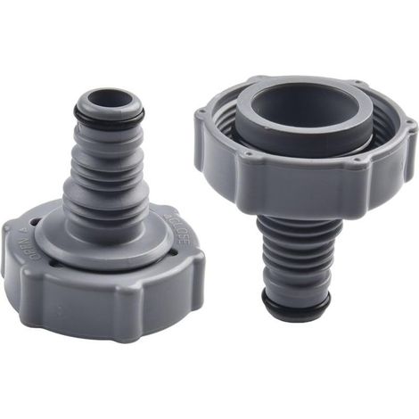 P6H1419 Vanne de Vidange Adaptateur de Tuyau pour Piscine Adaptateur de Drainage pour Vidanger L'Eau Compatible avec Tuyau de Piscine Accessoire de Piscine en Plastique (1/5)