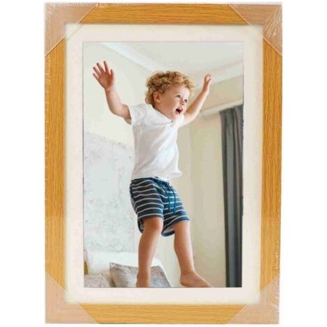 Cadre photo en bois, boîte de rangement pour peinture à l'huile, cadres artistiques pour enfants, cadre photo à bascule pour enfants, bricolage (1/4)