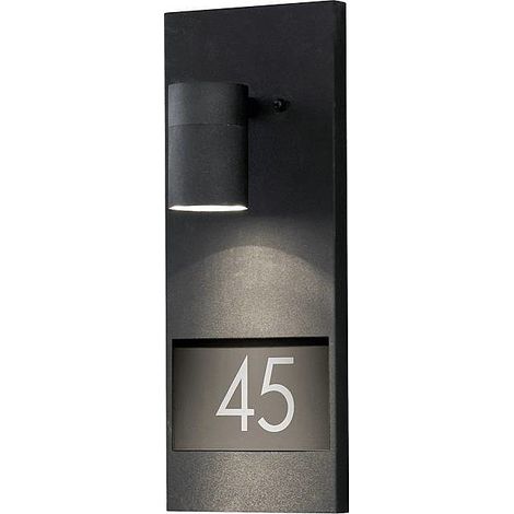 [GEBRAUCHT] B-Ware Konstsmide Hausnummernleuchte Lampe Halogen Gu10 35 W  Modena 7655 750 Schwarz (1/2)