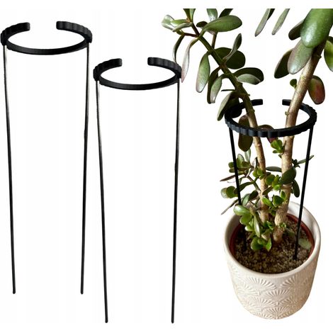 Anillo de soporte para plantas y flores, abrazadera SM 33x10cm, 2 unidades. (1/5)