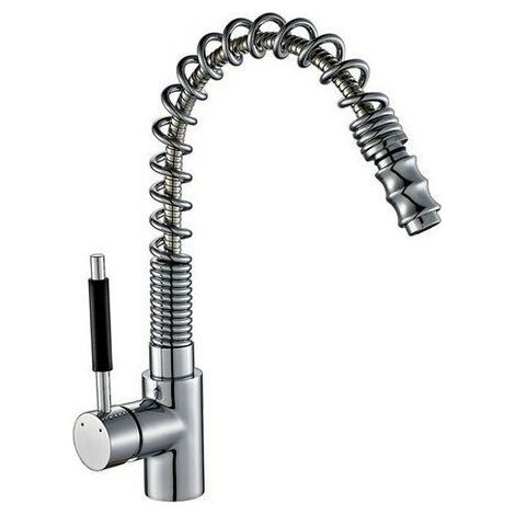 Robinet mitigeur de Cuisine 360 Rotatif Robinet d'Évier Extractible moderne (1/5)