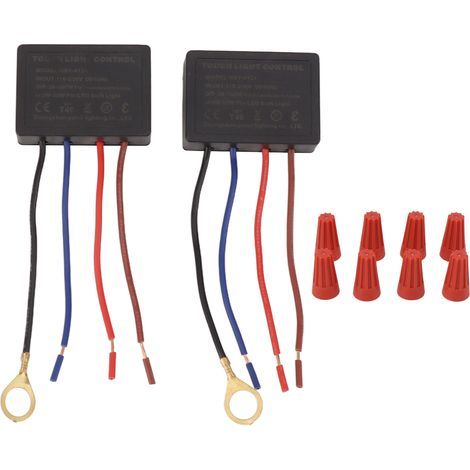 Module de Commande de Lampe Tactile, Variateur de Capteur Tactile à 3 Voies, Interrupteur de Lumière Tactile 3W-25W, Module de Commande de Lampe Tactile, Interrupteur à intensité (1/5)