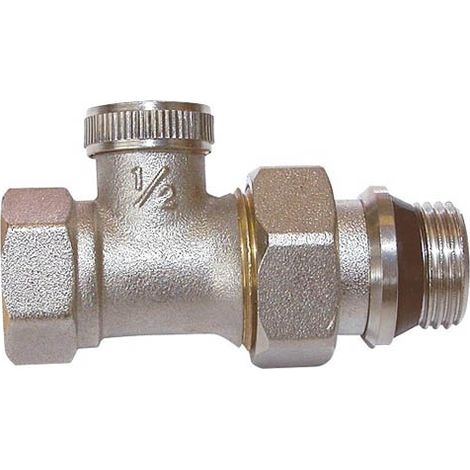 Robinetterie de radiateur - Té de réglage avec joint 3/8'' - TR12N de Caleffi (1/2)