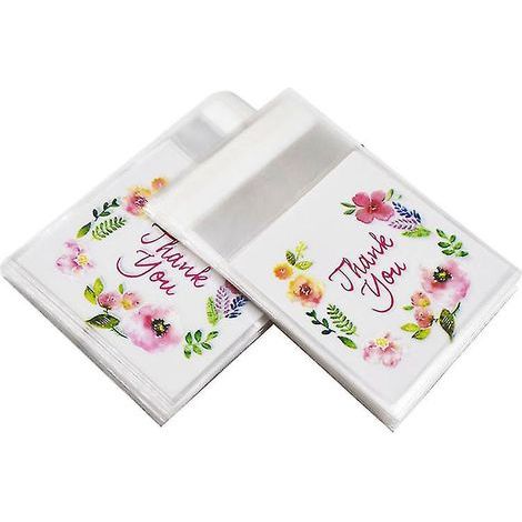 100 sachets de remerciement en cellophane (1/3)