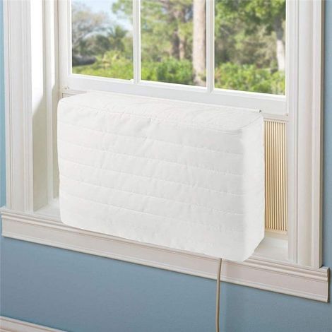 Housse de protection climatiseur intérieur, housse anti-poussière pour split mural, tailles 70x50x7 cm, cache climatiseur mural résistant, housse de ventilation réutilisable (1/5)