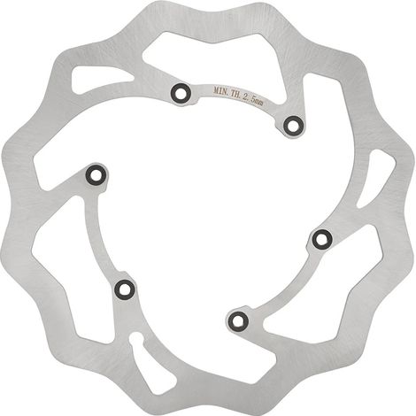 Discos de freno delanteros de acero inoxidable de alta calidad con rendimiento mejorado, fabricados en acero inoxidable de alta calidad. (1/2)