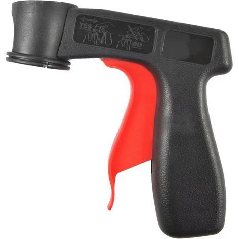 Mango pulverizador portátil para pintura, pistola de renovación universal con cambio de color. (1/5)