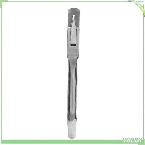 Pince de marquage d'oreille pour porc - FAFEICY - Pince V/U - Acier inoxydable - Longueur 18 cm - Poignée ergonomique (1/5)