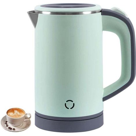 Petite bouilloire de voyage 800 ml - Bouilloire de voyage - 5 minutes - Bouilloire portable - Mini bouilloire de camping - Silencieux - Bouilloire de voyage en acier inoxydable - Bouilloire de voyage (1/4)