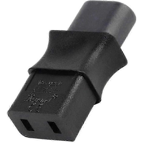 Iec 320 C8 Male To Iec 320 C9 2 Pin Female Ac Adapter 6a /250v Edition (1/2)