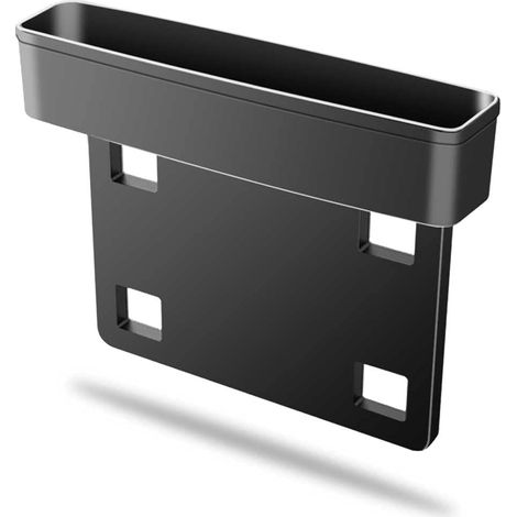 Sacoche de rangement pour siège auto, sac de rangement latéral pour console centrale, étui pour téléphone portable - accessoires intérieurs de voiture (noir) (1/3)