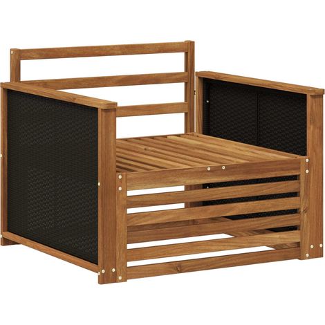 Maison Exclusive - Outdoor Mittelsofa Natur (1/5)