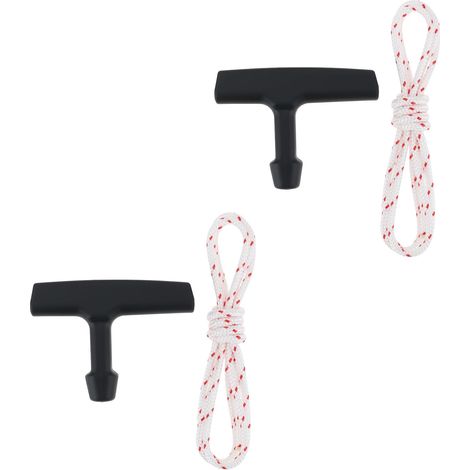 Set of 4 Recall Launcher Handles for Lawnmower with Pull Cord Part Number Compatible with Models (1/5)