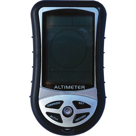 Altimètre de précision – Plage de mesure 700 à 9000 m – Baromètre 300 à 1100 hPa – Température -20°C à +60°C – Écran rétro-éclairé – TFA