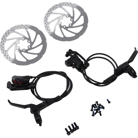 MEROCA hydraulische Scheibenbremsen-Sets für Mountainbikes, vorne und hinten. Ölgeschmierte Scheibenbremsen für Fahrräder. (1/5)