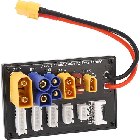 Chargeur parallèle XT90 XT30 EC3 EC5 T XT60, adaptateur de charge pour batteries multi-connecteurs, carte de recharge universelle, connectique robuste. (1/5)