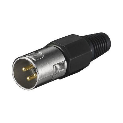 Wentronic Microphone Plug 3pin Negro - Conector (Negro) (1/2)