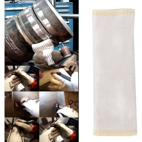 Protège-doigts en fibre de verre résistant à la température, outils de soudage, fixations auto-agrippantes simples (1/5)