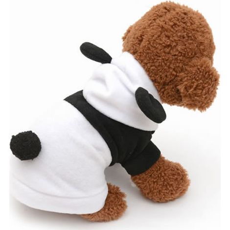 Déguisement de panda pour animaux de compagnie, vêtements mignons et amusants pour chats et chiens, Halloween (1/5)
