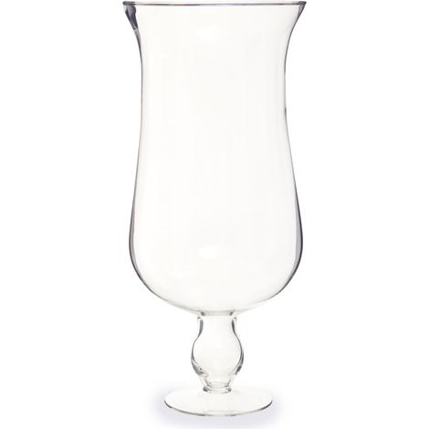 Premier Housewares Ambra Clear Glass Fluted Vase (1/4)