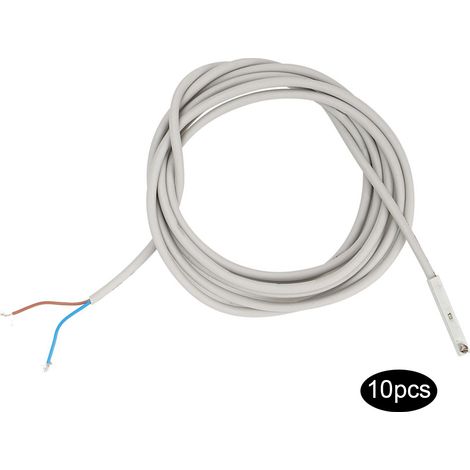 10 Stück Magnetschalter-Näherungssensoren für industrielle Anwendungen, hoher Kontaktwiderstand, PVC (1/5)