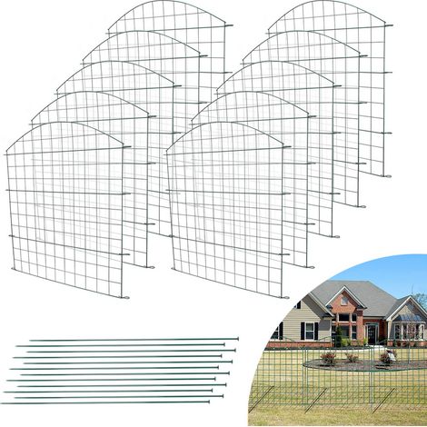 SWANEW Recinto per laghetti Recinto per giardini Recinto per esterni Set completo Freilingen 22 pezzi