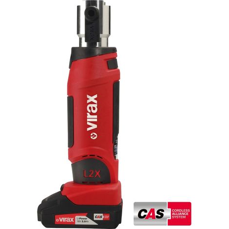 VIRAX  Prensa  de  batería  VIPER  L2X  18V  /  2,0  Ah  CAS-batería  -  253570 (1/5)