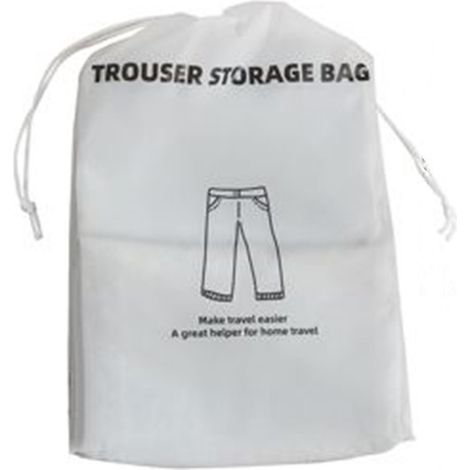 TRADE SHOP - Set 3pz Organizer Viaggio Casa Borsa Porta Pantaloni 30x40cm Sacco Con Coulisse 87706 - (1/2)