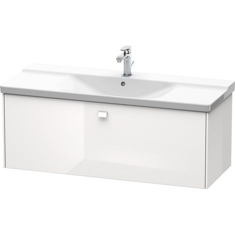 BRIOSO mobile lavabo maniglia cromata 450x1220x479mm Ciliegio Ticino