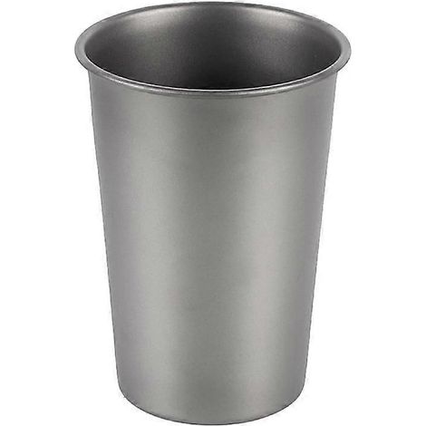 Mug à bière en titane pour camping, vaisselle touristique, pique-nique, équipement de cuisine de plein air, ustensiles de cuisine de voyage, randonnée, 500 ml (1/4)