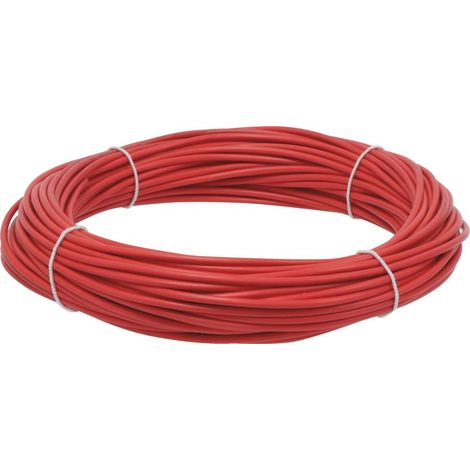 SODISE - Fils de câblage souples 1,5mm² rouge 25m - 16706 - Ce produit de marque TOPCAR est neuf. (1/2)